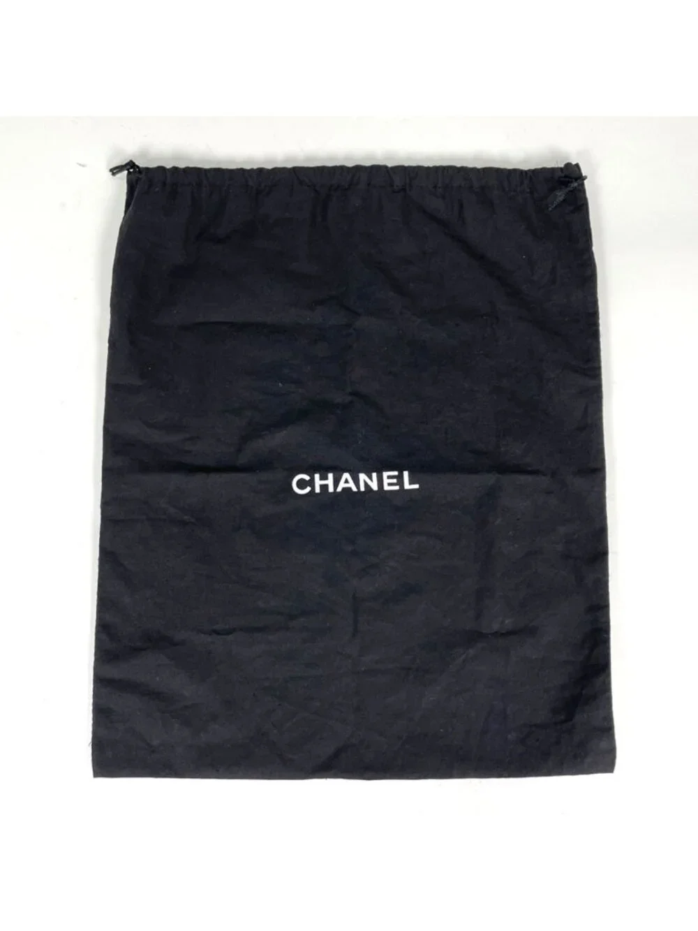 Chanel Shoulder Bag CC Logo Leather Beige